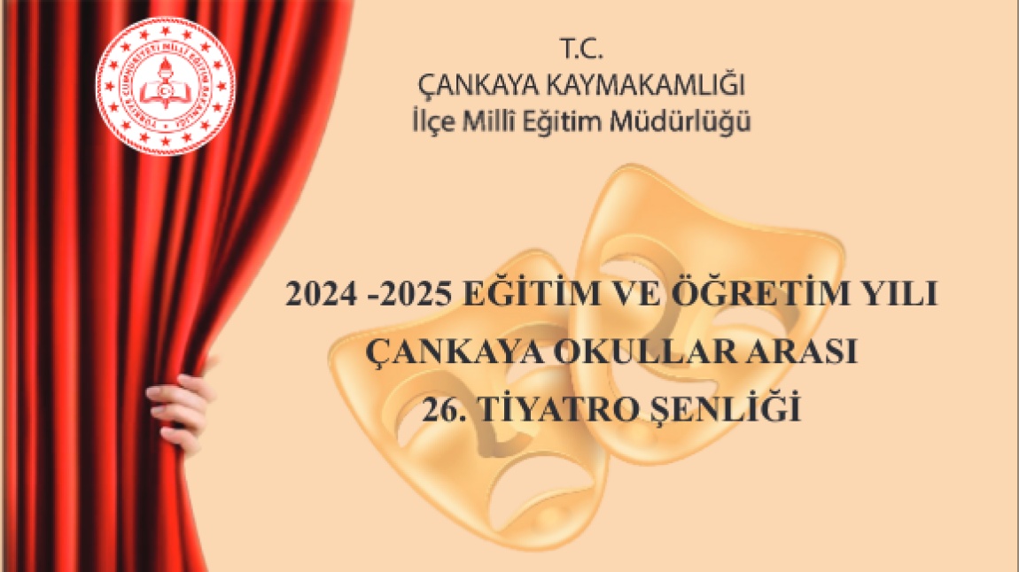 Okulumuz “Uzaylılar Geldi”Adlı Tiyatro Oyunu ile “Çankaya Okullar Arası 26. Tiyatro Şenliği” açılış oyununu gerçekleştirecek!
